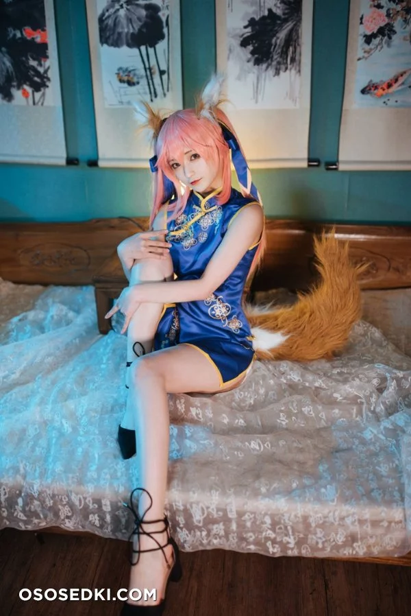 铁板烧鬼舞w - 玉藻前旗袍 nude. Onlyfans, Patreon leaked 12 nude photos
