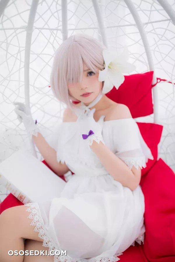 [Miu] Mashu White Dress nude. Onlyfans, Patreon leaked 27 nude photos