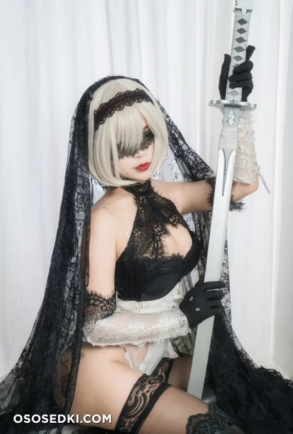 [niyeye]2B Photo Album Vol.34 Stockings ver (NieR_ Automata) [Di nude. Onlyfans, Patreon leaked 16 nude photos