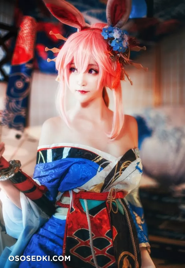 [yui金鱼] 八重樱+明日方舟 黑 nude. Onlyfans, Patreon leaked 14 nude photos