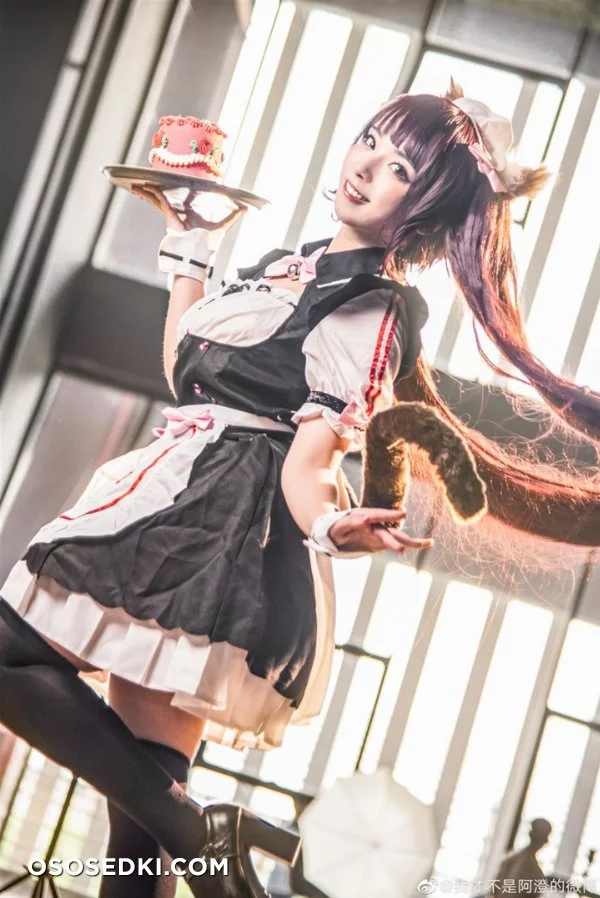 《巧克力與香子蘭》巧克力可愛女仆裝Cosplay美圖【CN我才不是阿澄的微博】 nude. Onlyfans, Patreon leaked 9 nude photos