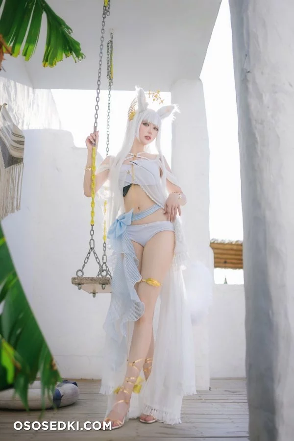 [周叽是可爱兔兔] - 白金泳装 nude. Onlyfans, Patreon leaked 23 nude photos