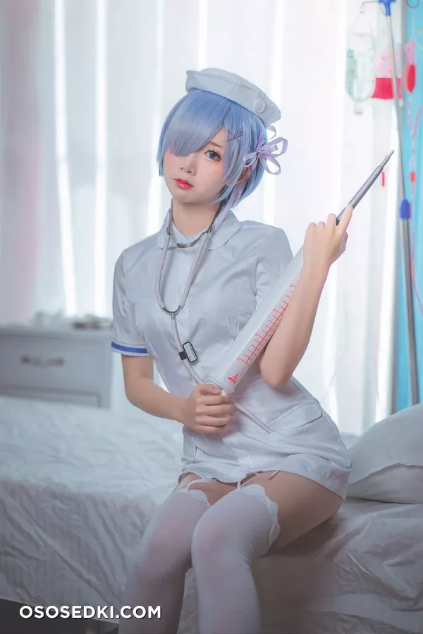 [面饼仙儿]蕾姆护士 nude. Onlyfans, Patreon leaked 18 nude photos