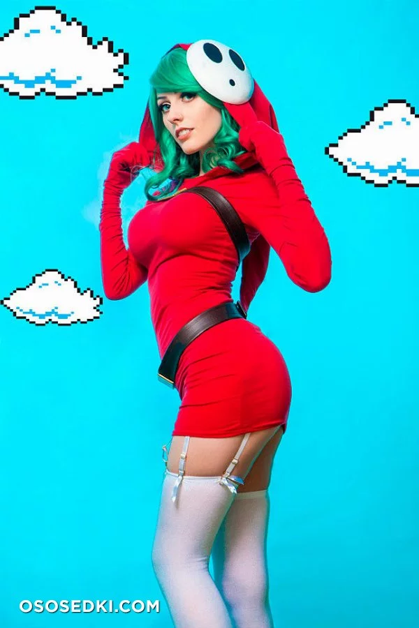 Rolyatistaylor. Shy Guy (Mario) nude. Onlyfans, Patreon leaked 8 nude photos