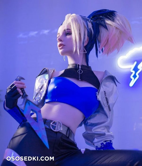 Chrismerigold. Akali. League of Legends. KDA nude. Onlyfans, Patreon leaked 4 nude photos