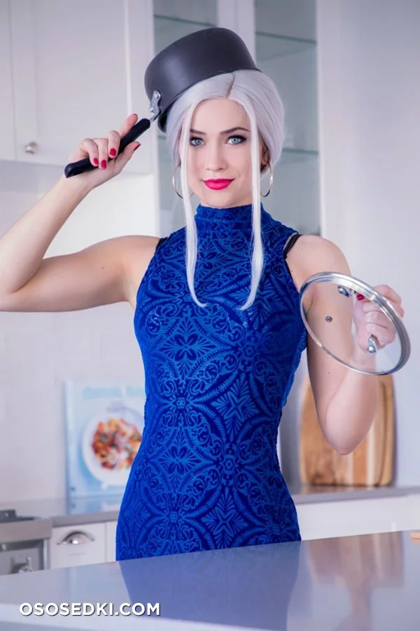 Nichameleon in blue dress nude. Onlyfans, Patreon leaked 17 nude photos