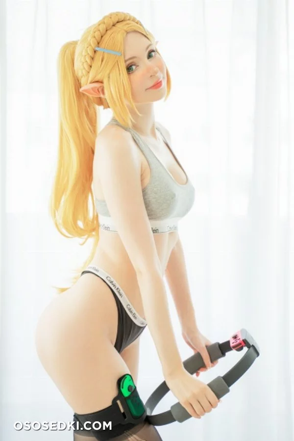 PeachMilky. Zelda. Ring Fit nude. Onlyfans, Patreon leaked 48 nude photos
