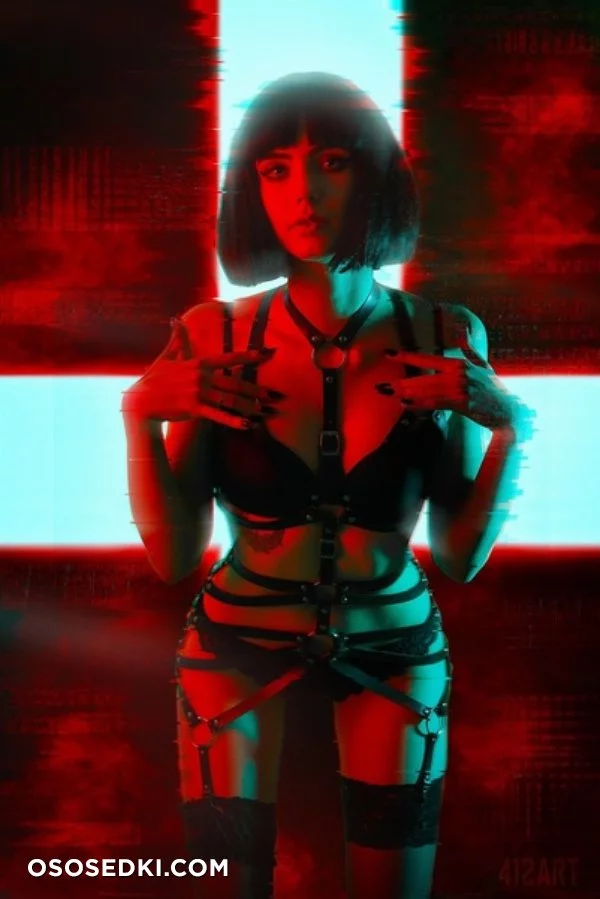 Svetlana Freiman. Cyberpunk. Neon nude. Onlyfans, Patreon leaked 6 nude photos
