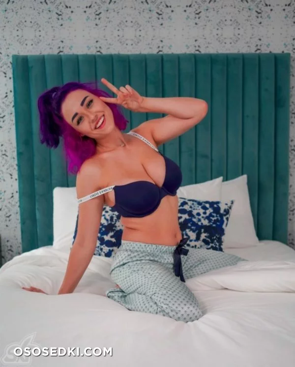 Sabrina Nichole. Victoria`s Secret. Blue Lingerie nude. Onlyfans, Patreon leaked 16 nude photos