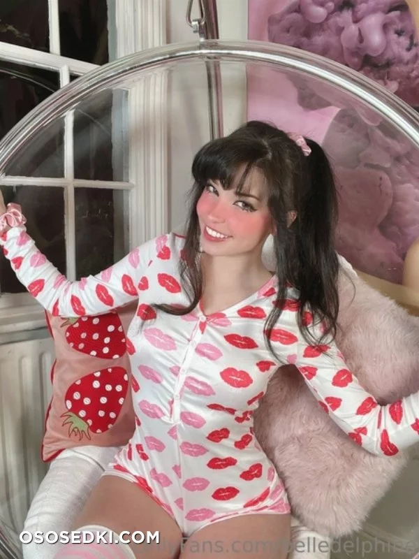 Belle Delphine. White Bodysuit with Lips. Paradise nude. Onlyfans, Patreon leaked 76 nude photos