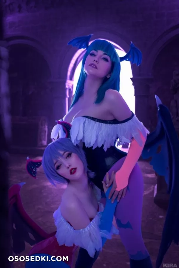 Morrigan & Lilith | Darkstalkers | Zoe Volf & Lada Lyumos nude. Onlyfans, Patreon leaked 14 nude photos