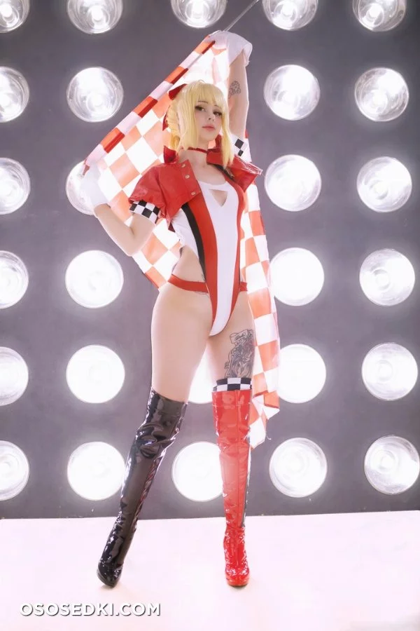 [56] Nero (Racing)\Fate nude. Onlyfans, Patreon leaked 3 nude photos