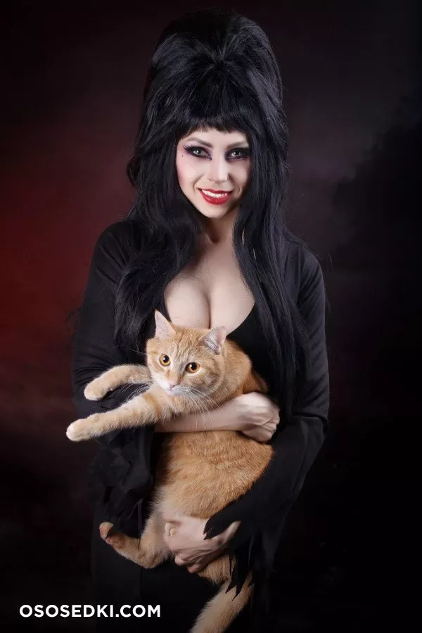 Elena Samko _ Elvira_ Mistress of the Dark _ Elvira nude. Onlyfans, Patreon leaked 18 nude photos
