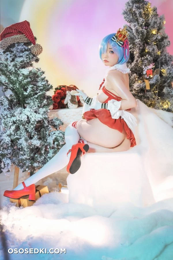 Nekokoyoshi - Rem Xmas nude. Onlyfans, Patreon leaked 30 nude photos