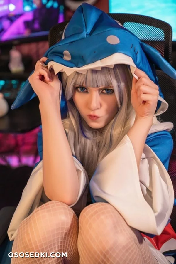Olyashaa – Gawr Gura nude. Onlyfans, Patreon leaked 50 nude photos