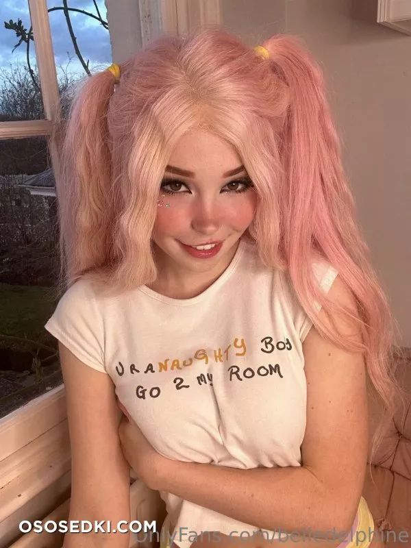 Belle Delphine Wet T-shirt nude. Onlyfans, Patreon leaked 40 nude photos