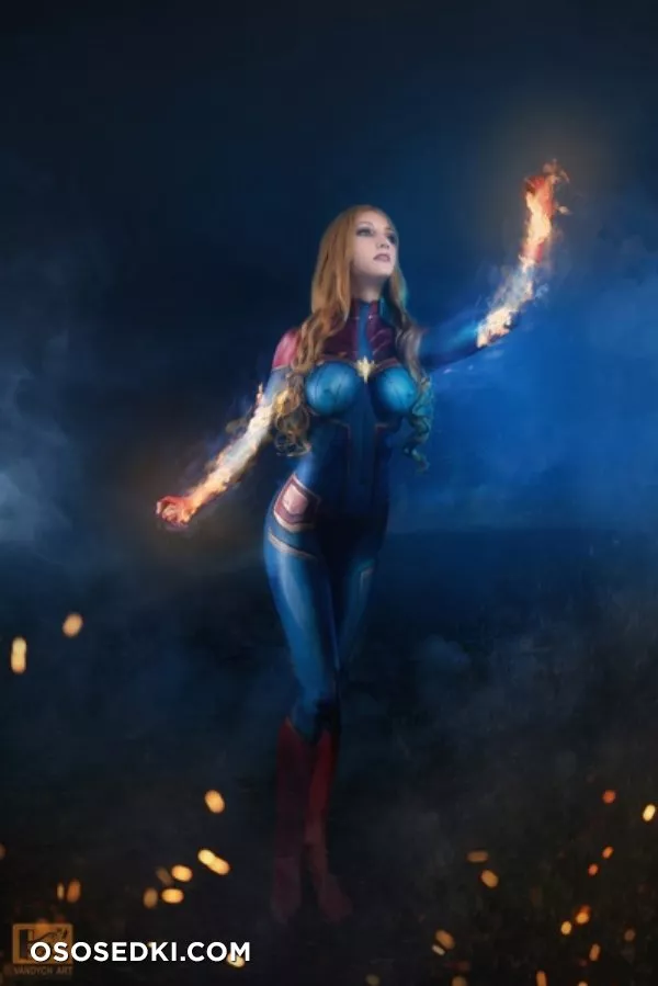 Captain Marvel nude. Onlyfans, Patreon leaked 7 nude photos