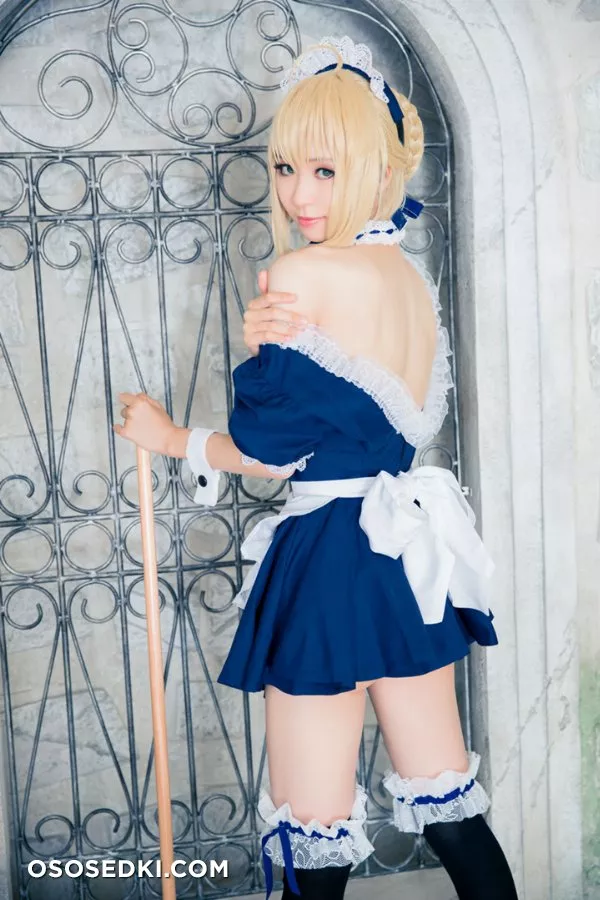 Mikehouse | Fate | Saber maid nude. Onlyfans, Patreon leaked 23 nude photos