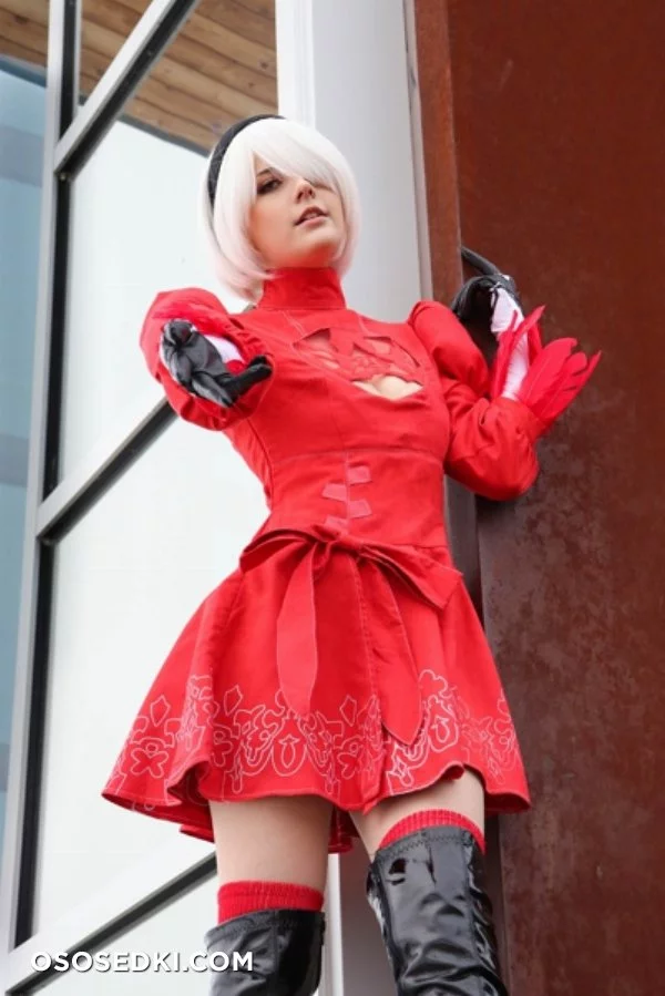 Meggii cosplay - 2B red (Nier Automata) patreon cosplay set nude. Onlyfans, Patreon leaked 28 nude photos