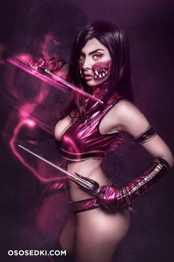 Valentina Kryp - Mileena set (Mortal Combat) nude. Onlyfans, Patreon leaked 13 nude photos