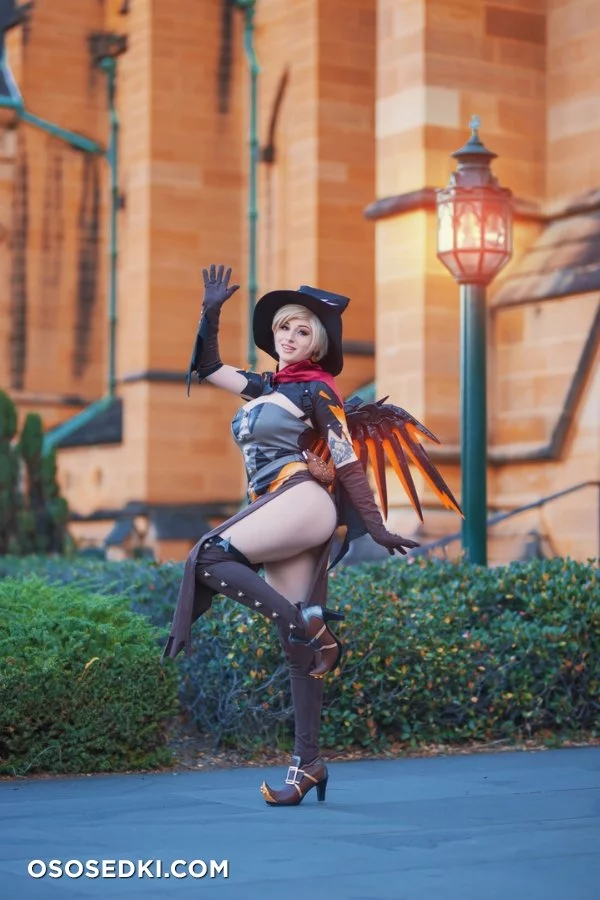 Kayla Erin - Witch Mercy (Overwatch) patreon cosplay set nude. Onlyfans, Patreon leaked 12 nude photos