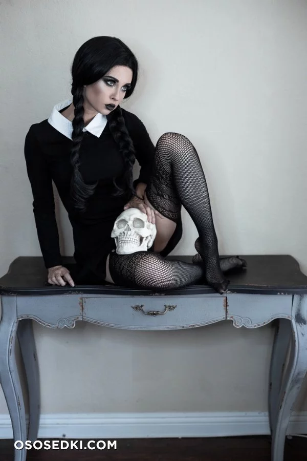 Hendoart - Wednesday Addams cosplay sets nude. Onlyfans, Patreon leaked 29 nude photos
